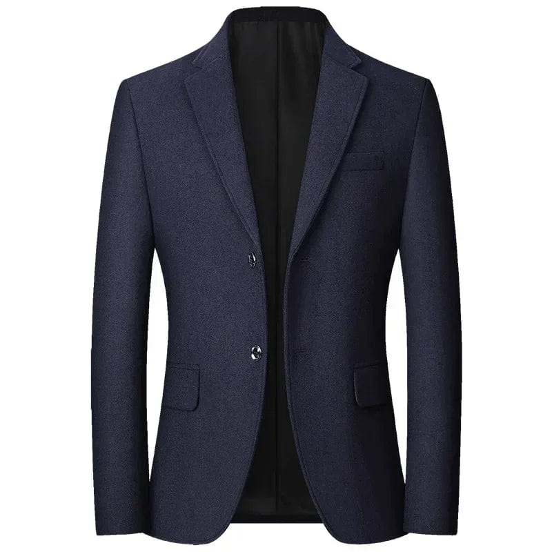 SHOWLU FASHION STORE Blue / 175  L  Asia Size New Autumn Men Formal Wear Suits Blazers Coats Cashmere Business Casual Blazers Jackets Male Slim Fit Blazers Men's Clothing 4XL