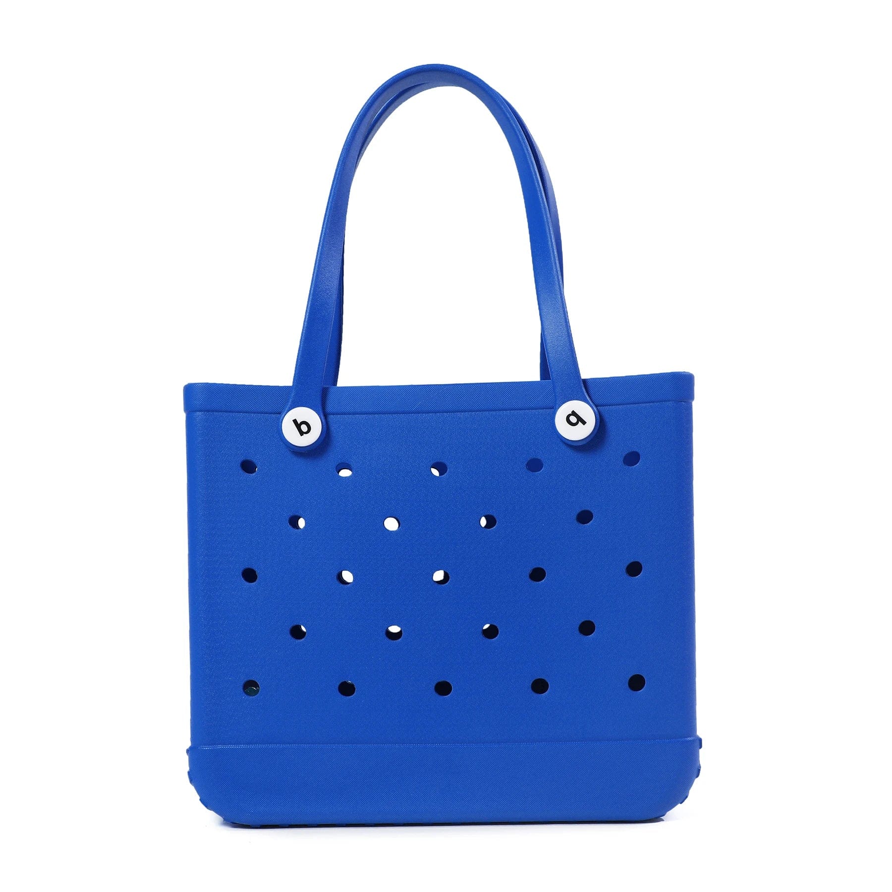  Showlu Fashion Store blue / L Large Boggs Beach Bag Summer EVA Beach Basket Women Picnic Tote Bag Holes Waterproof Handbag Pouch Shopping Shoulder Bag