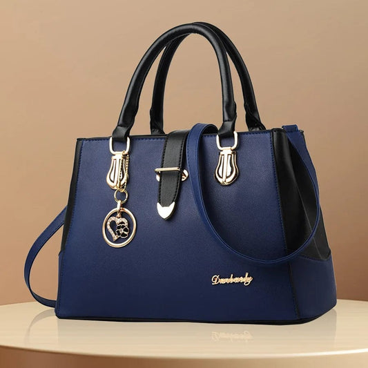 SHOWLU FASHION STORE Blue New brand shoulder Bag for 2024 luxury designer handbag women Handbags Large capacity handbag Simple stylish elegant bag