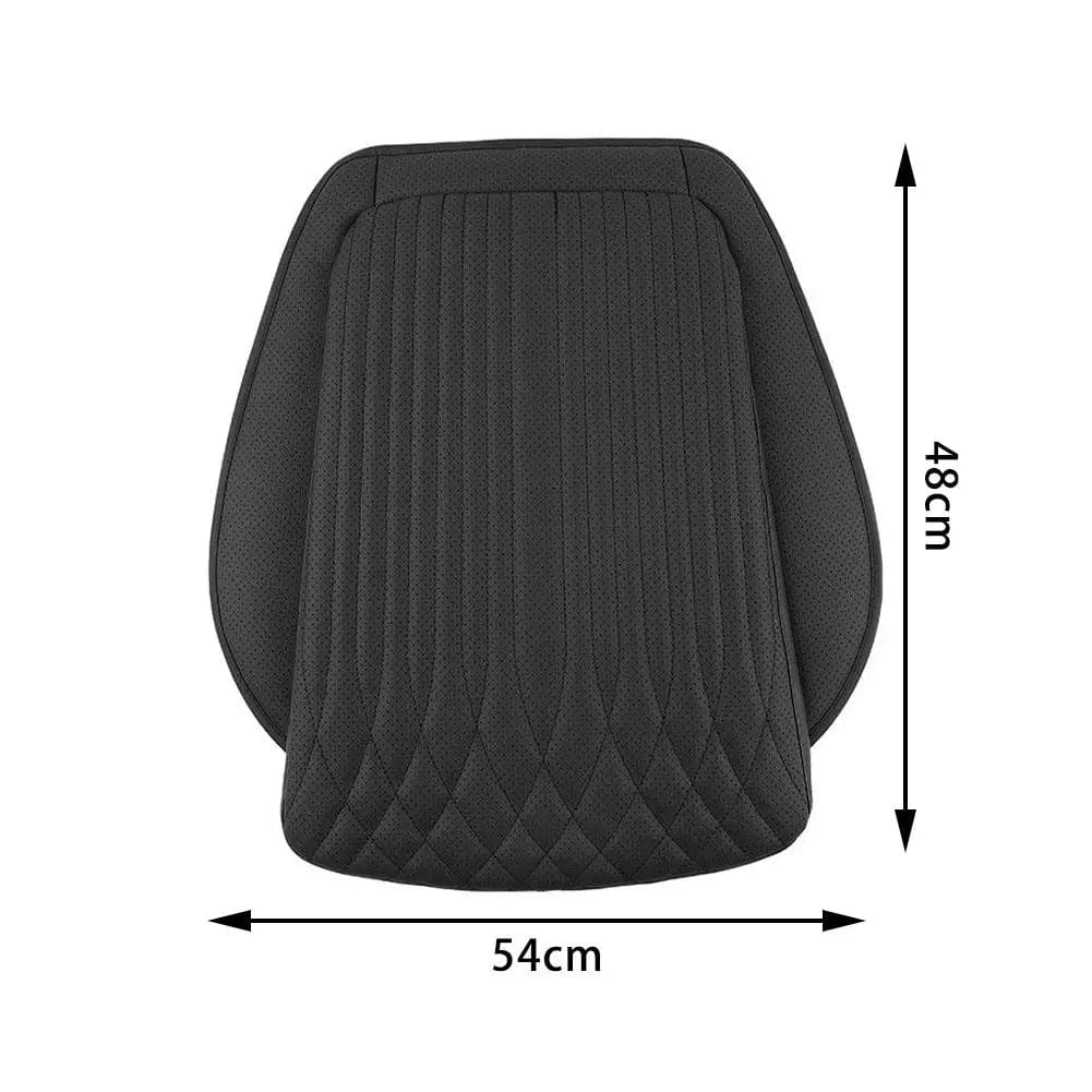 Showlu Fashion Store Brown / China 54cm Breathable Car Seat Cushion Luxury Leather Commercial Vehicle Non-slip Support Pad Universal High Rebound Sponge Seat Cover