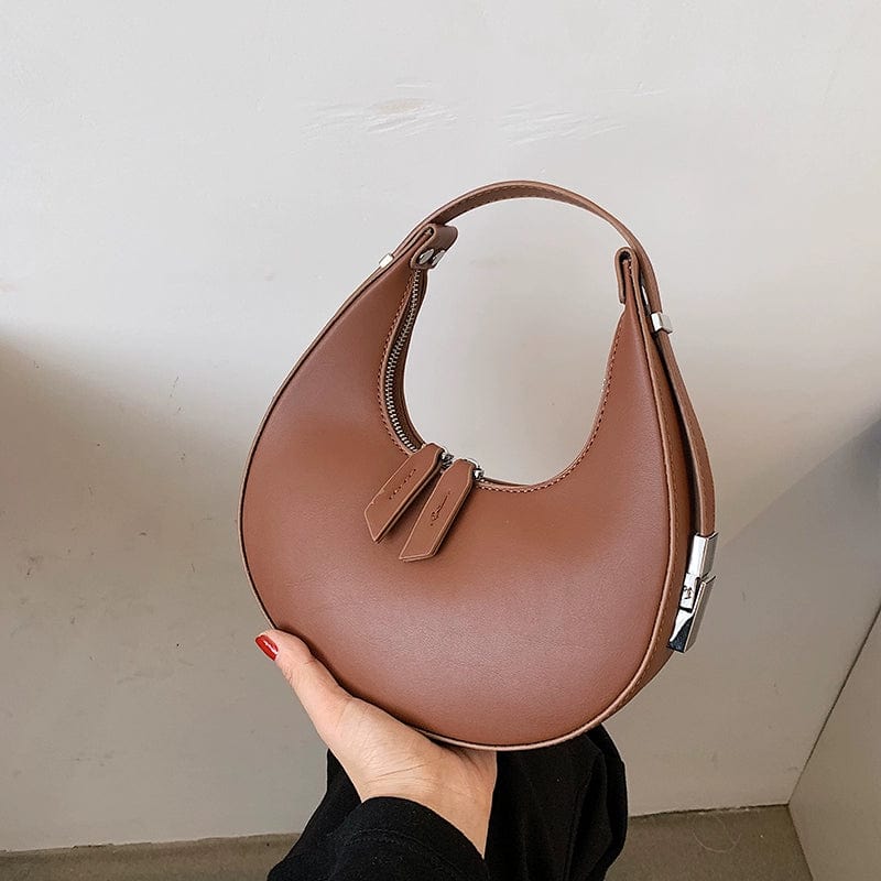 SHOWLU FASHION STORE Brown Women's Bag Niche Style Fashion All-Matching Best Selling Underarm Bag