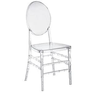 SHOWLU FASHION STORE C-1pcs Nordic Crystal Transparent Chair Commercial Hotel Chair Hotel Furniture Outdoor Wedding Chair Banquet Lounge Chairs for Events