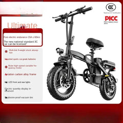 SHOWLU FASHION STORE C / 48V-0Ah Folding driver-assisted bicycle ultra-light portable lithium battery new national standard battery car scooter