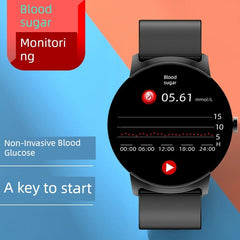 Showlu Fashion Store C&C MIRACLE Smart Health Watch High-Precision Non-Invasive Blood Glucose Measurement Blood Pressure Blood Oxygen Heart Rate Body Temperature Sleep Sports Bracelet