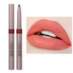  Showlu Fashion Store C05 Nude Brown Lipliner Pen Waterproof Sexy Red Matte Contour Tint Lipstick Lasting Non-stick Cup Lipliner Pen Lips Makeup Cosmetic