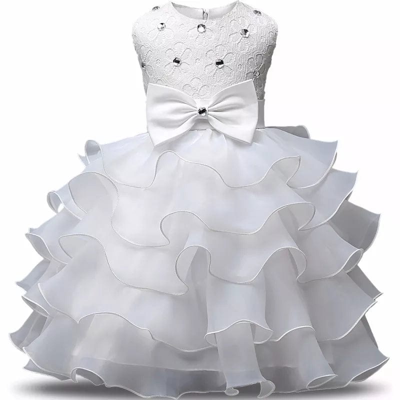  Showlu Fashion Store C47-B9.3 / 3T Flower Girl Dress For Wedding Baby Girl 3-8 Years Birthday Outfits Children's Girls First Communion Dresses Girl Kids Party Wear