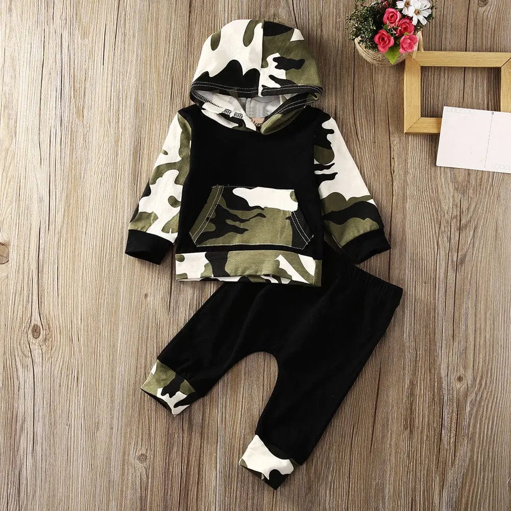 Showlu Fashion Store Camouflage / 6M Autumn Winter Pudcoco Baby Boy Clothes Set 0-3 Year Casual Toddler Kids Newborn Hooded Tops Pants 2Pcs Outfits Set