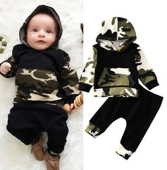 Showlu Fashion Store Camouflage / 6M Autumn Winter Pudcoco Baby Boy Clothes Set 0-3 Year Casual Toddler Kids Newborn Hooded Tops Pants 2Pcs Outfits Set