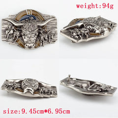 Showlu Fashion Store Cheapify Dropshipping Cowboys Hebilla Cinturon Hombre Rock Men Belt Buckle Fashion Metal Male Jeans Fibie Per Cinture