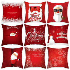 Showlu Fashion Store Christmas Cushion Cover Merry Christmas Decorations for Home 2023 Christmas Ornament Navidad Noel Xmas Gifts Happy New Year 2024