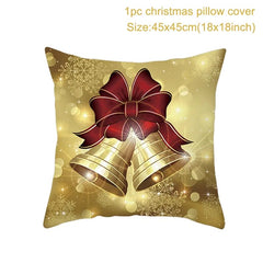 Showlu Fashion Store Christmas Cushion Cover Merry Christmas Decorations for Home 2023 Christmas Ornament Navidad Noel Xmas Gifts Happy New Year 2024