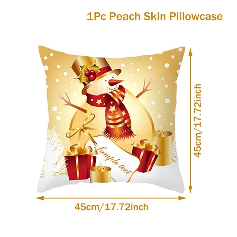 Showlu Fashion Store Christmas Cushion Cover Merry Christmas Decorations for Home 2023 Christmas Ornament Navidad Noel Xmas Gifts Happy New Year 2024