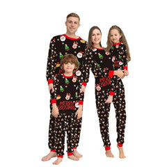 Showlu Fashion Store Christmas Pajamas Family Matching Clothes Set 2023 Father Mother And Daughter Son Kids Xmas Outfit Baby Girl Rompers Pyjamas