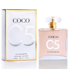 SHOWLU FASHION STORE Coco C5 for Women Eau De Parfum - Pure Femininity in a Bottle - Delicate Floral Scents of Jasmine and May Rose - A Fragrance That Will Get You Noticed - Cruelty-Free Perfume Precious Gift for Women