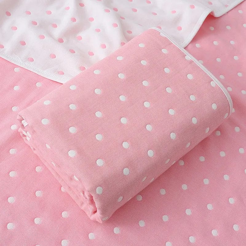 SHOWLU FASHION STORE Color as photo 12 / 80x80cm 0.25kg / CHINA 6 Layers Baby Blanket 100% Muslin Cotton Baby Swaddle Baby Warp Swaddle Infant Bedding Receiving Blankets Baby Bath 5 Sizes