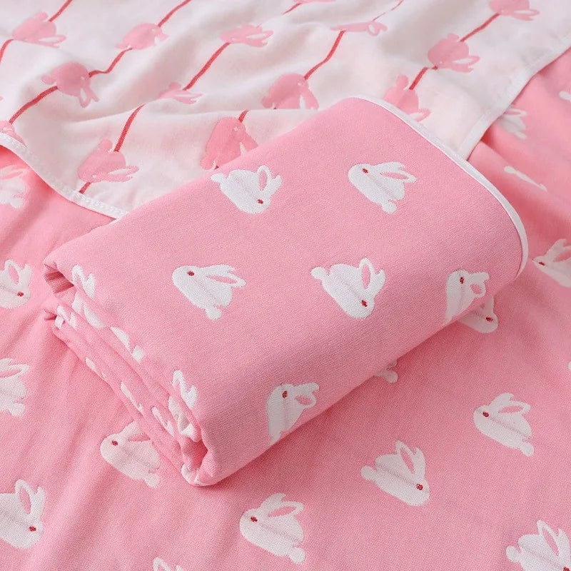 SHOWLU FASHION STORE Color as photo 15 / 200x240cm 1.95kg / CHINA 6 Layers Baby Blanket 100% Muslin Cotton Baby Swaddle Baby Warp Swaddle Infant Bedding Receiving Blankets Baby Bath 5 Sizes