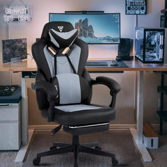 Showlu Fashion Store Computer Armchair Gamer Chair Office Furniture Gaming Chair for the Computer Mobile Relaxing Backrest Ergonomic Reclining Wheels