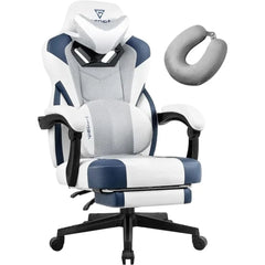  Showlu Fashion Store Computer Armchair Gamer Chair Office Furniture Gaming Chair for the Computer Mobile Relaxing Backrest Ergonomic Reclining Wheels