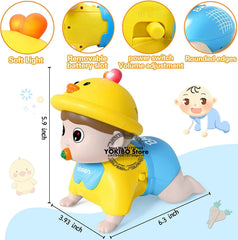  Showlu Fashion Store Crawling Baby Toys 6 to 12 Months Toddler Musical Toys Baby Toys 0 6 Months Early Educational Toys for Infant Toys 12-18 Months