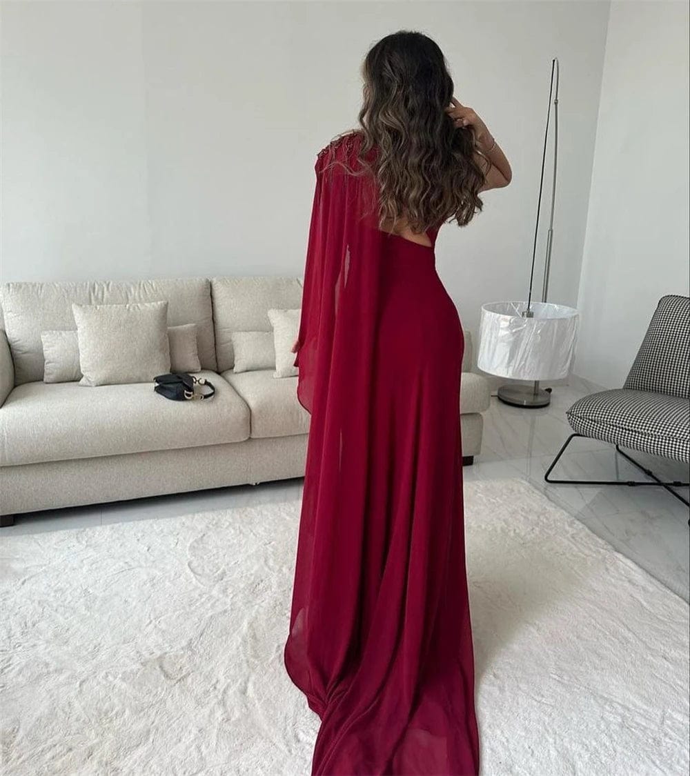 SHOWLU FASHION STORE Customized High quality One-shoulder Sheath Cocktail Party S Flowers Sequin Fold Prom Dresses luxury evening dresses for women 2