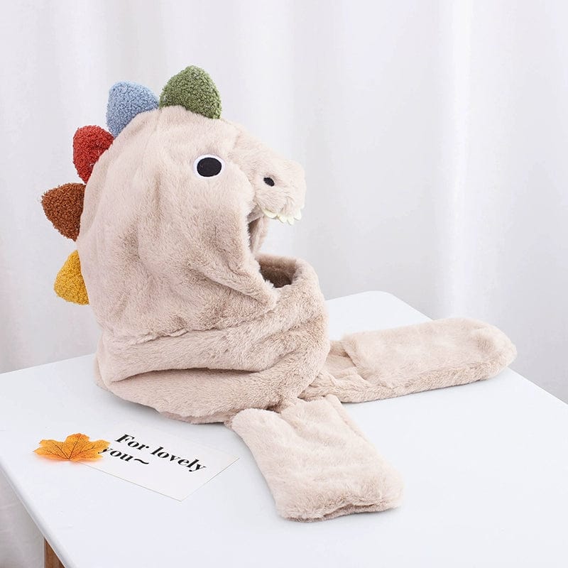  Showlu Fashion Store Cute Autumn and Winter Antlers Women's Scarf Earmuffs Hat Christmas