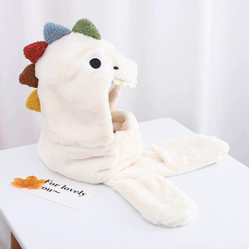  Showlu Fashion Store Cute Autumn and Winter Antlers Women's Scarf Earmuffs Hat Christmas