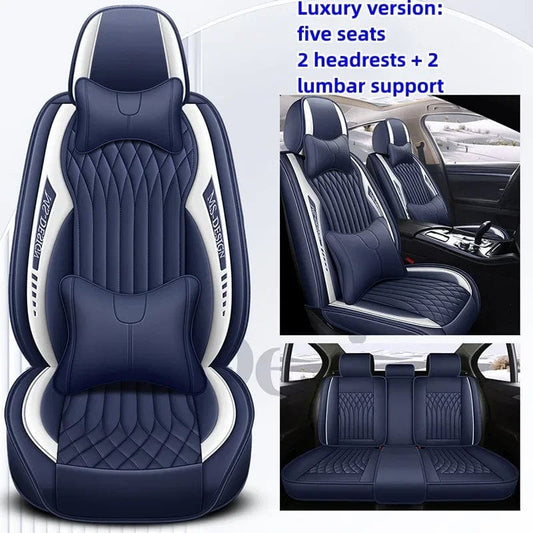  Showlu Fashion Store D Luxury version 1 NEW Luxury Full Coverage Car Seat Covers For Chevrolet Captiva Cruze Onix Sonic Sail Cobalt Leather Auto Cushion Accessories