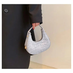 SHOWLU FASHION STORE Designer Alligator Pattern Handbag High-Quality Handbag Small Handle Underarm Leather Shoulder Bags Luxury Female Handbag