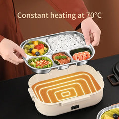  Showlu Fashion Store Electric Heated Lunch Box for On-the-Go Comfort