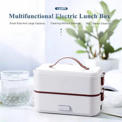  Showlu Fashion Store Electric Lunch box Portable Mini Rice Cooker Food Warmer Heater Food Warmer for On-the-Go Home Office