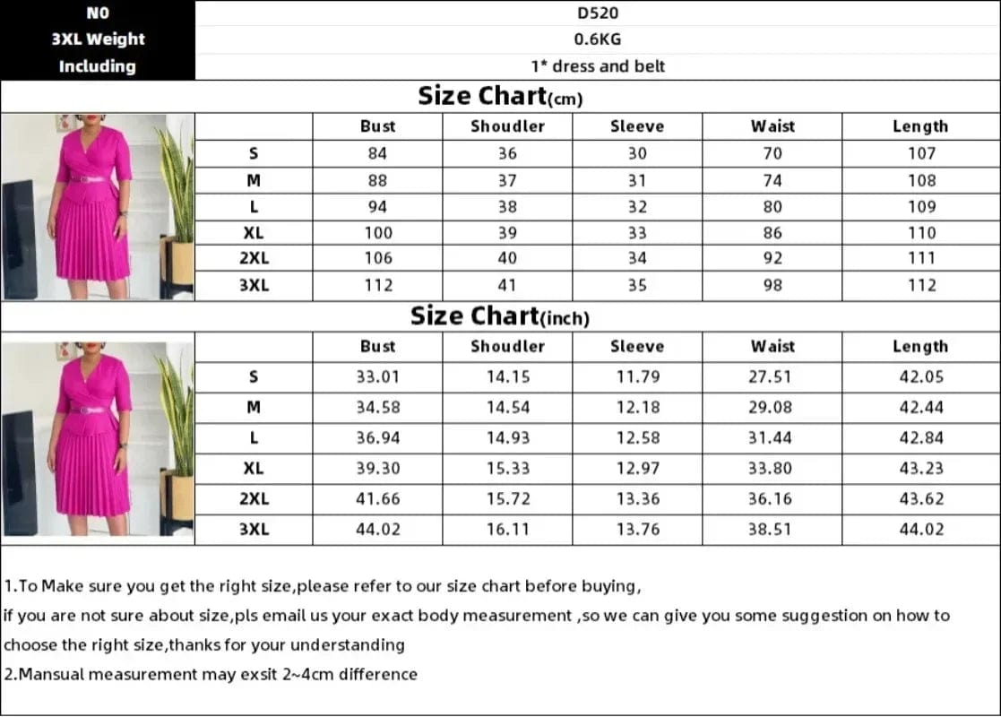 SHOWLU FASHION STORE Elegant Church Dresses for Women V Neck Peplum Pleated Waist Belt Female Half Sleeves Classy Modest African Summer Fashion Gowns