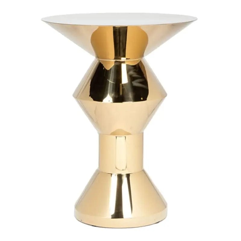  Showlu Fashion Store event party rental golden metal stainless bar table