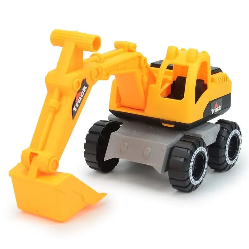  Showlu Fashion Store excavator Excavator Dump Truck Model Toy Engineering Vehicle Set .Construction Fleet Toddler Early Education Construction Vehicles Toys