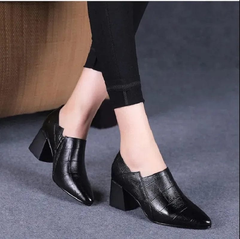  Showlu Fashion Store f / 35 Cresfimix Botas Femininas Women Cute Sweet High Quality Square Heel Short Ankle Boots Lady Casual Street Winter Heel Shoes A790B