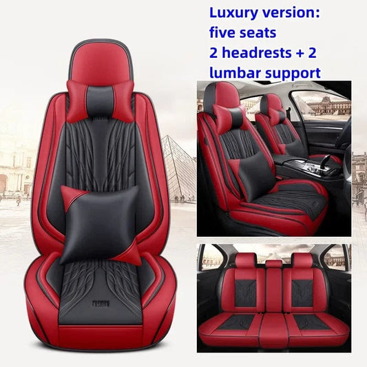  Showlu Fashion Store F Luxury version 2 NEW Luxury Full Coverage Car Seat Covers For Chevrolet Captiva Cruze Onix Sonic Sail Cobalt Leather Auto Cushion Accessories