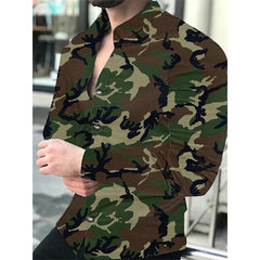 SHOWLU FASHION STORE Fashion men's long sleeved shirt trend design Starry Sky Luxury shirts Men's social street casual shirt 2023 Lapel long sleeved