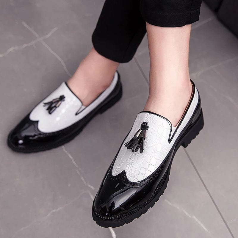  Showlu Fashion Store Fashion Shoe Office Shoes for Men Casual Shoes Breathable Leather Loafers Driving Moccasins Comfortable Slip on 2022 Three Color