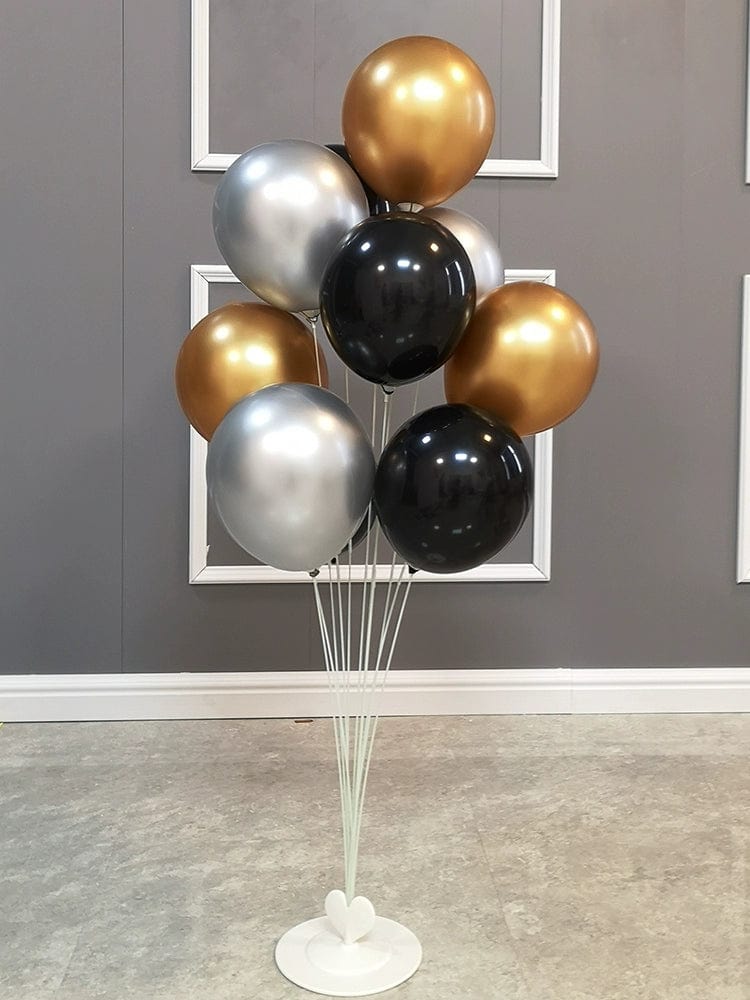 SHOWLU FASHION STORE Floating 001(4 Gold +3 Silver +4 Black) Internet Hot New Table Drifting Balloon Stand Floor New Store Opening Wedding Ceremony Layout Birthday Decoration Floor Floating Outdoor Picnic