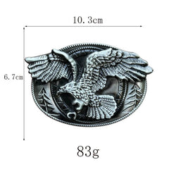  Showlu Fashion Store Flying Eagle Eagle belt buckle Western style