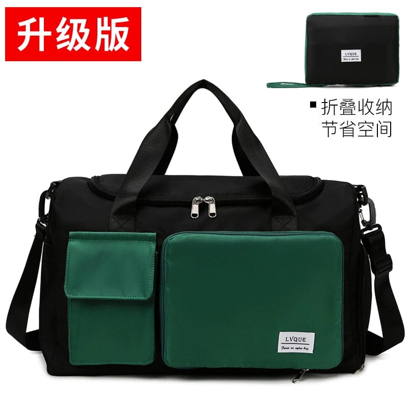 SHOWLU FASHION STORE Foldable Fashion One-Shoulder Business Trip Pending Travel Bag