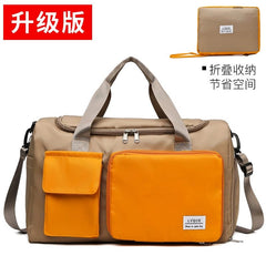 SHOWLU FASHION STORE Foldable Fashion One-Shoulder Business Trip Pending Travel Bag