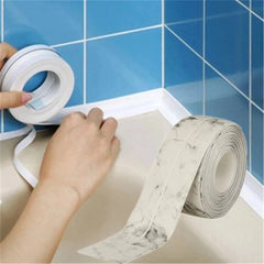  Showlu Fashion Store For Bathroom Kitchen Accessories Shower Bath Sealing Strip Tape Caulk Strip Self Adhesive Waterproof Wall Sticker Sink Edge Tape