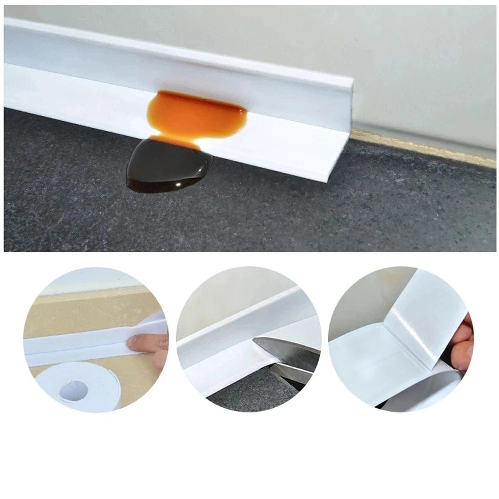  Showlu Fashion Store For Bathroom Kitchen Accessories Shower Bath Sealing Strip Tape Caulk Strip Self Adhesive Waterproof Wall Sticker Sink Edge Tape