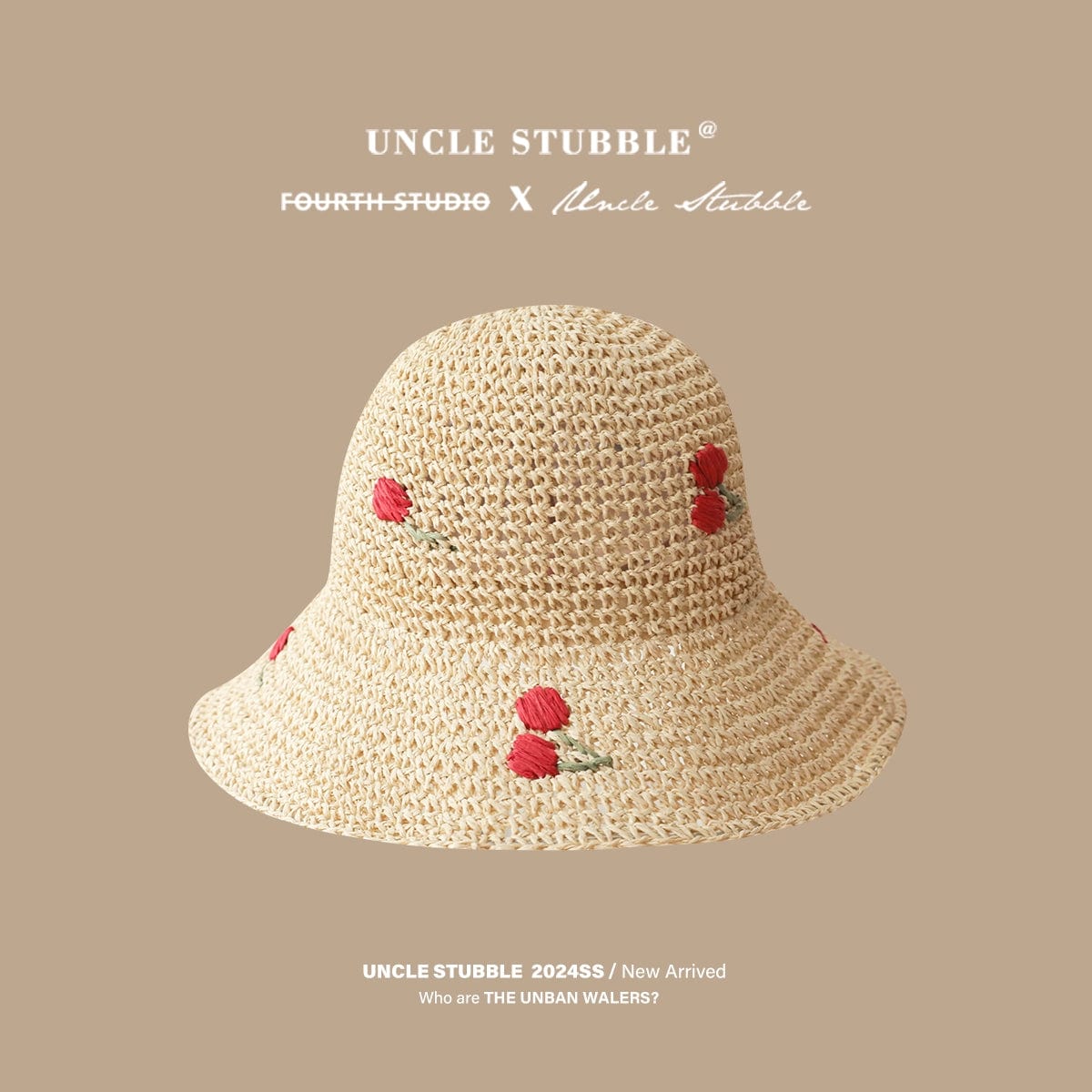  Showlu Fashion Store Free size (55-59cm) / Roses Straw Hat French Girls Travel Seaside Sunshade Lace