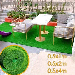 SHOWLU FASHION STORE Garden Artificial Turf Fake Grass Lawn Outdoor Balcony Courtyard Indoor Decoration Synthetic Turfing Fake Green Grass Carpet