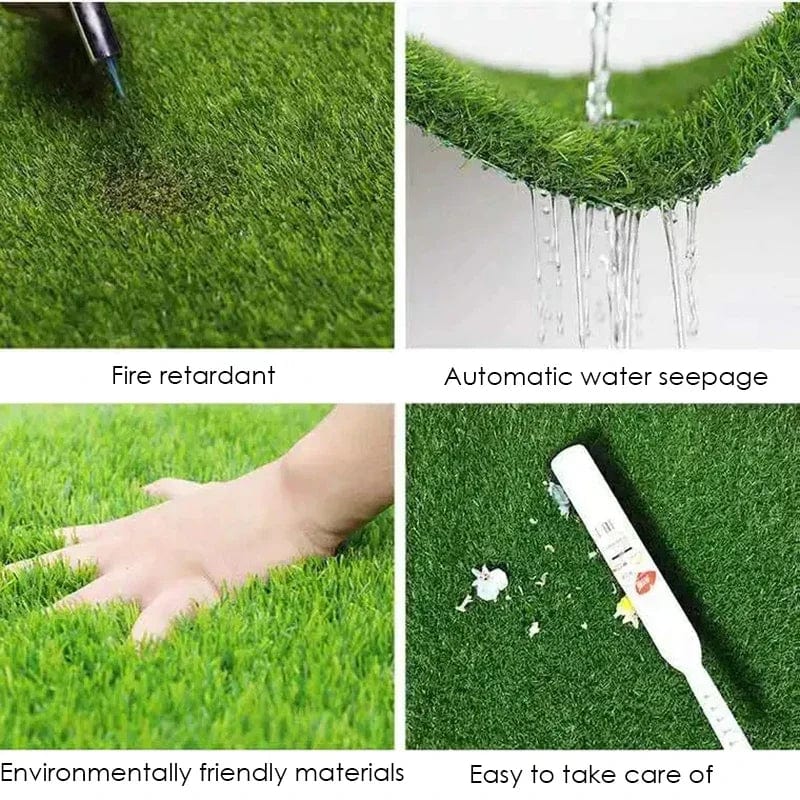 SHOWLU FASHION STORE Garden Artificial Turf Fake Grass Lawn Outdoor Balcony Courtyard Indoor Decoration Synthetic Turfing Fake Green Grass Carpet