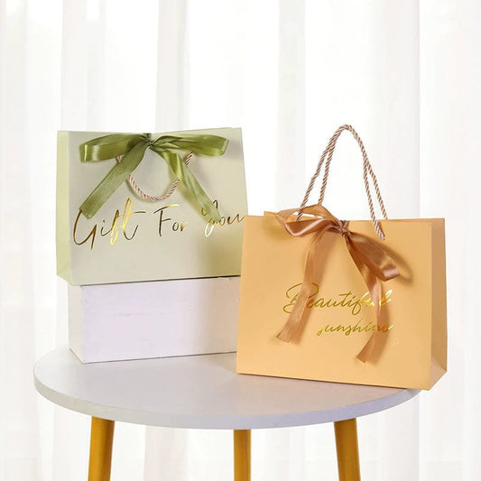 SHOWLU FASHION STORE Gift Bag Tote Bag Gift Birthday Gift Mother's Day Paper Packaging Bags Minimalist Box Fancy