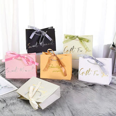 SHOWLU FASHION STORE Gift Bag Tote Bag Gift Birthday Gift Mother's Day Paper Packaging Bags Minimalist Box Fancy