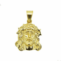  Showlu Fashion Store Gold color Jesus 316L stainless steel Charm Pendant Necklace For Women Men Party Jewelry Gift