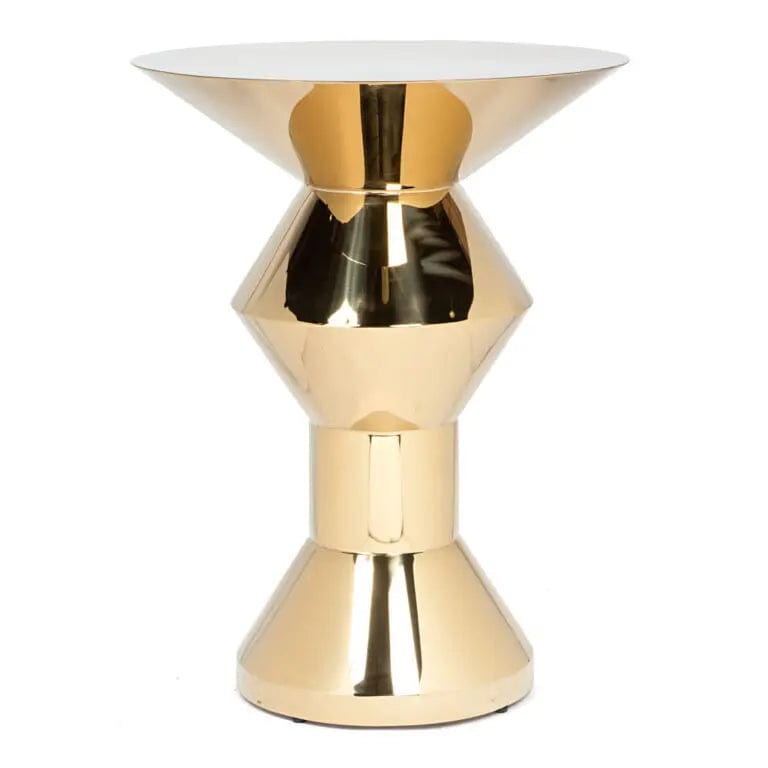  Showlu Fashion Store golden event party rental golden metal stainless bar table